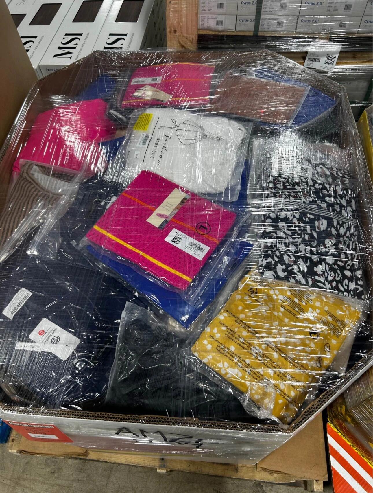 Mixed apparel stock